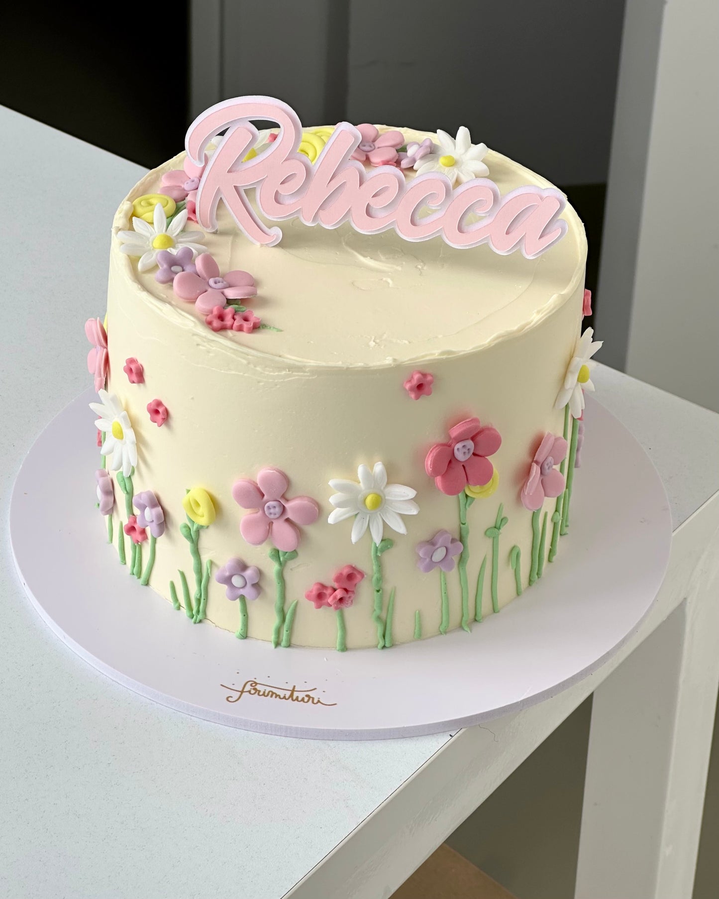 Pastel cu flori