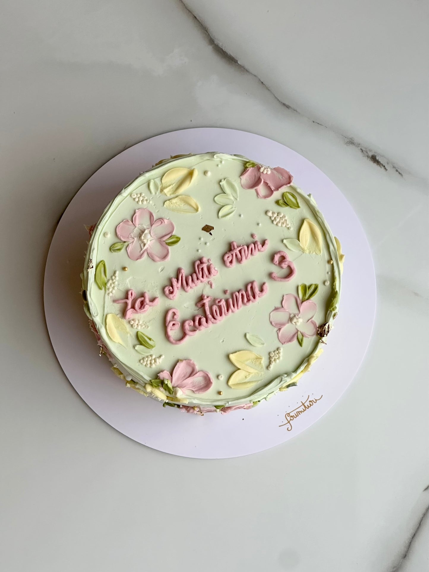 Pastel cu flori