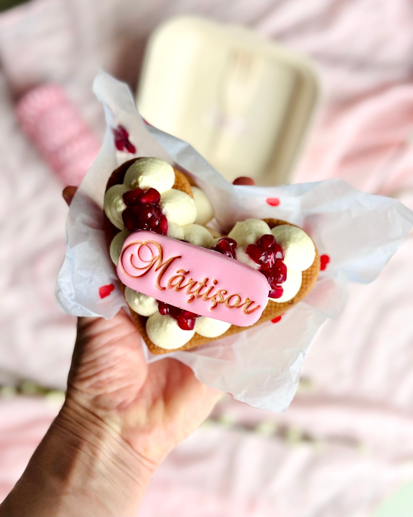 Mărțișor dulce inimioară