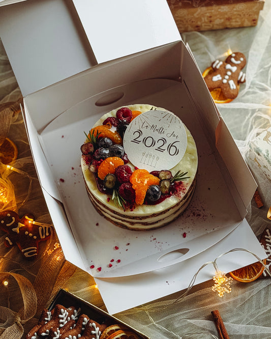 Tort vegan Carrot Cake portocală & zmeură